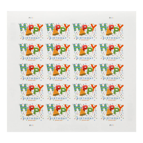 US 2021 Happy Birthday Stamps Forever - Image 3