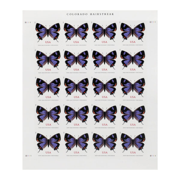 US 2021 Colorado Hairstreak Stamps Forever - Image 3