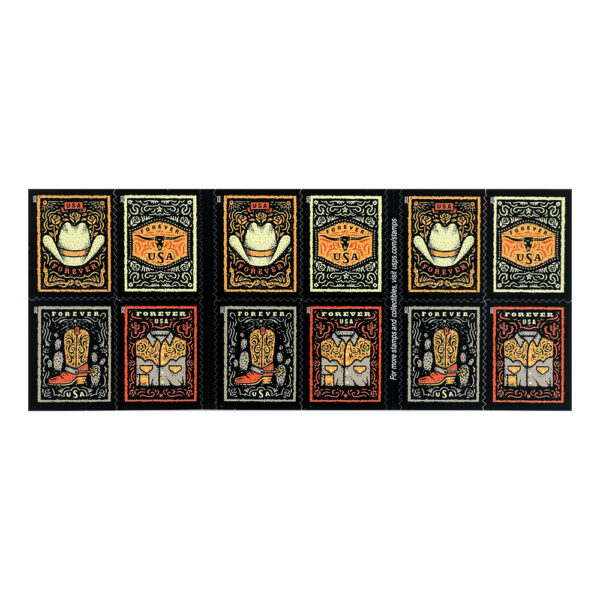 2021 First-Class Forever Stamps – Western Wear - Image 2